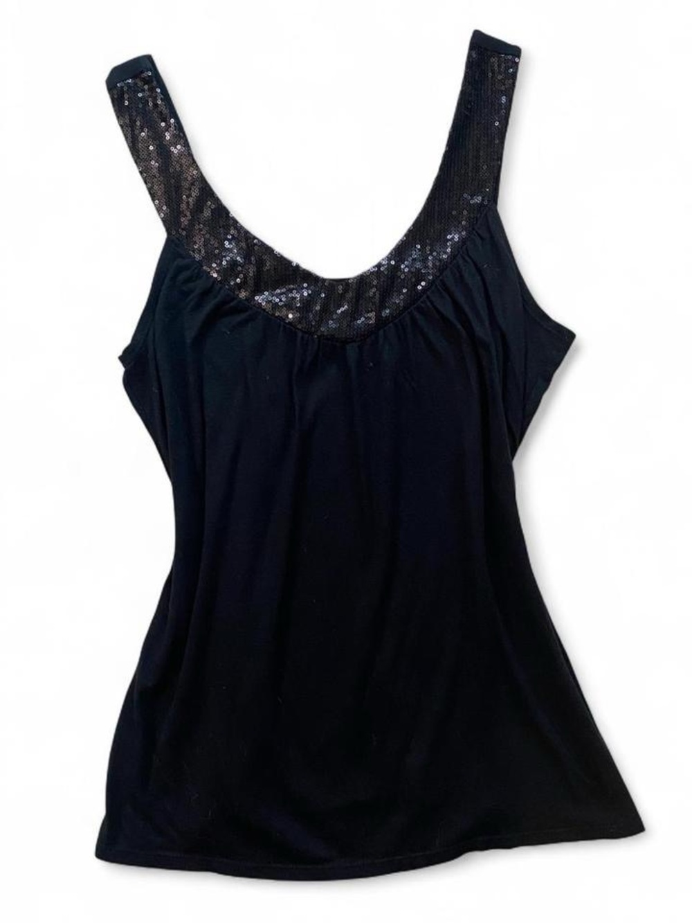 GAP Black Sequin Tank Top